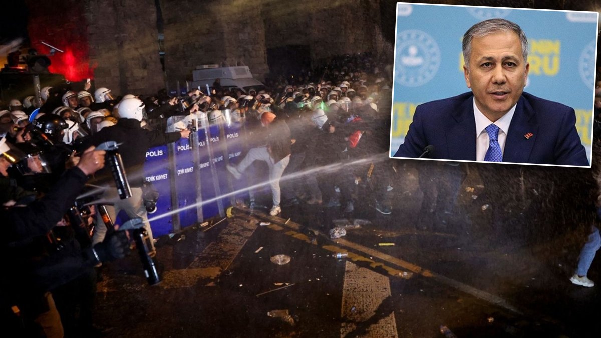 Yerlikaya 5 günlük bilançoyu açıkladı: İBB protestolarında bin 133 kişi gözaltına alındı