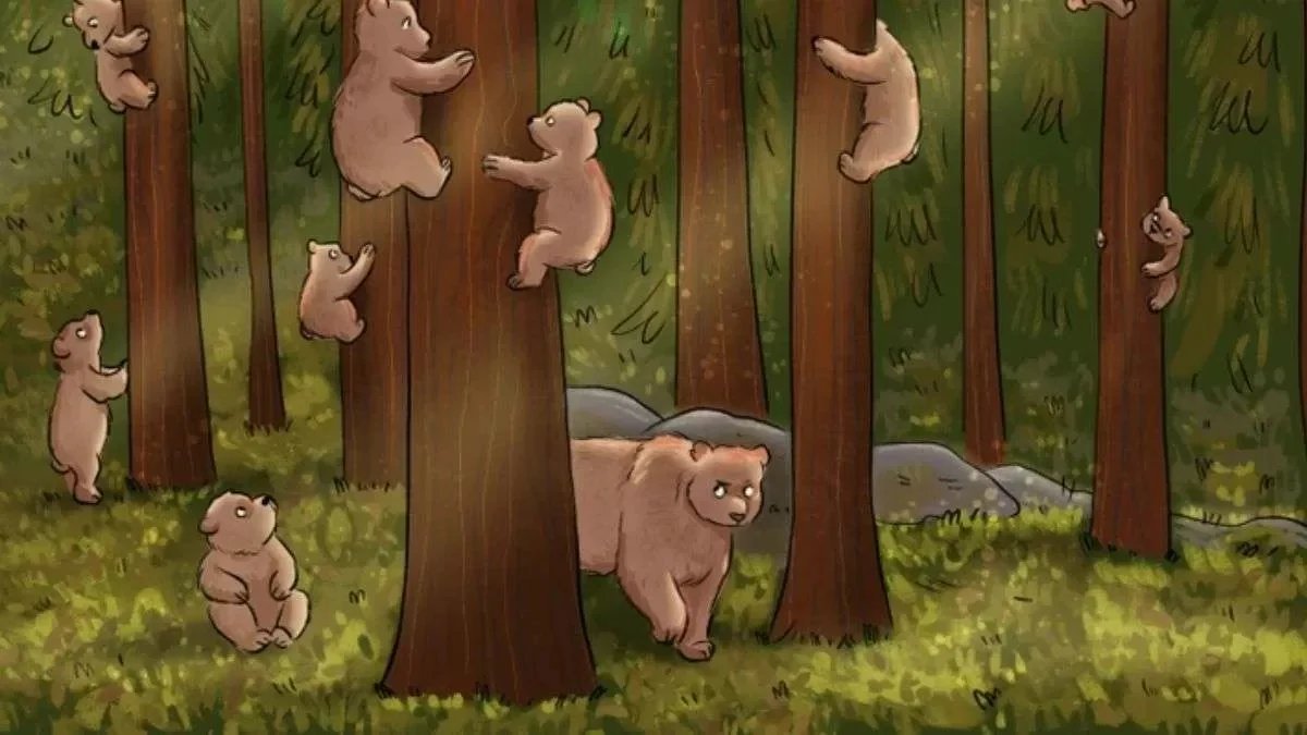 Ormandaki sahte ayıyı yalnızca gerçek avcılar fark ediyor! İnsanların yalnızca %1’i bulabiliyor