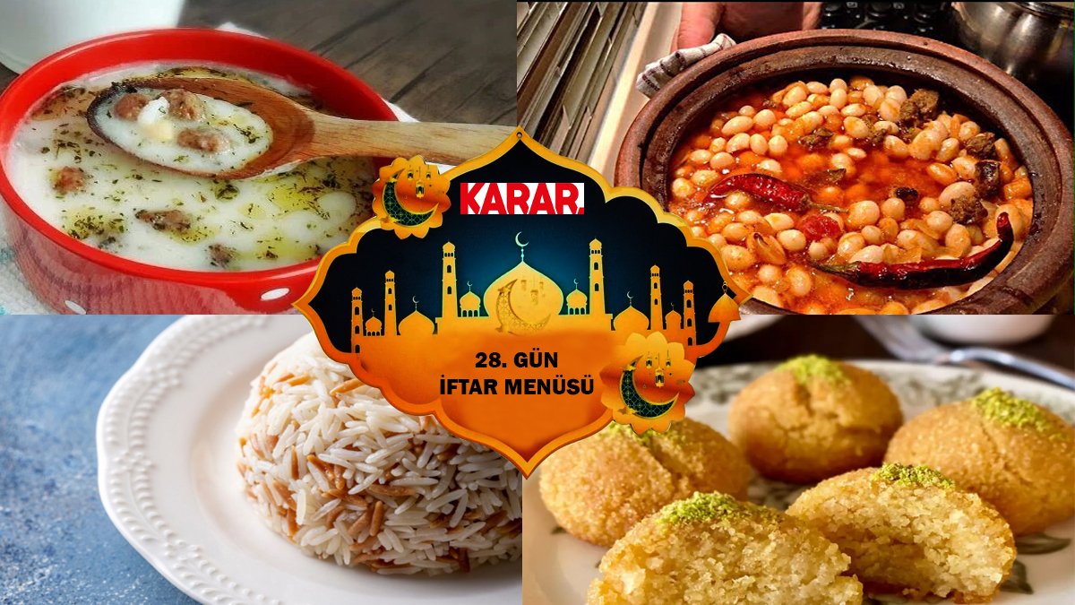 Tadı kaç Ramazan geçse de konuşulacak! Ramazan'ın 28. günü iftar menüsüyle herkesi kalbinden mest edin