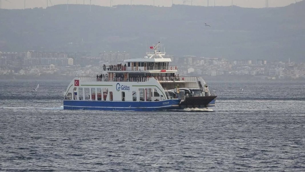 Çanakkale'de feribot seferlerine güncellemesi