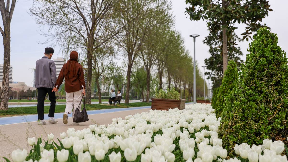 Büyükşehir, parkları lale ve çiçeklerle renklendirdi