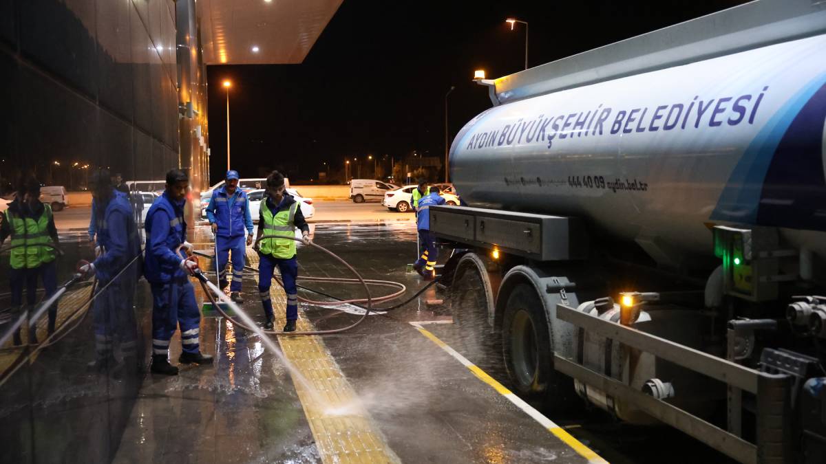 Başkan Çerçioğlu: Bayram öncesinde Aydın’daki terminallerde temizlik çalışmaları devam ediyor