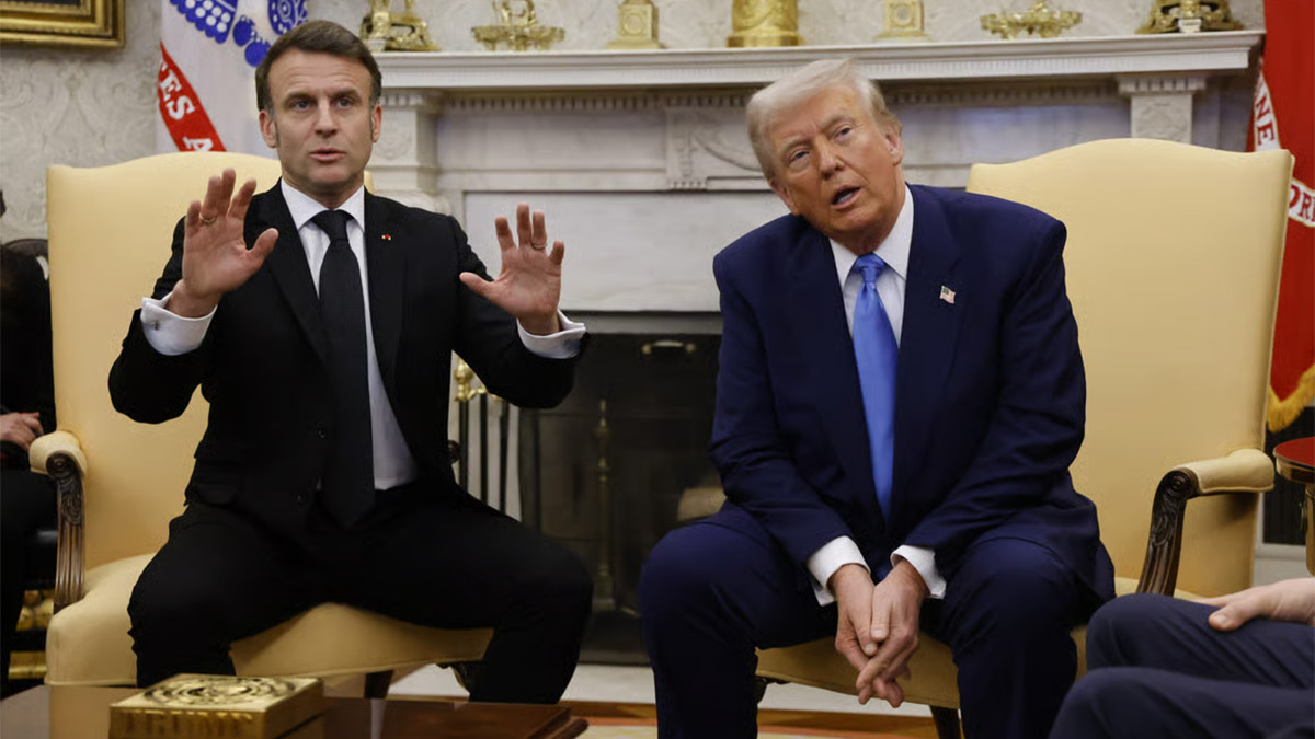 Macron'dan Trump'a vergi tepkisi: Acımasız