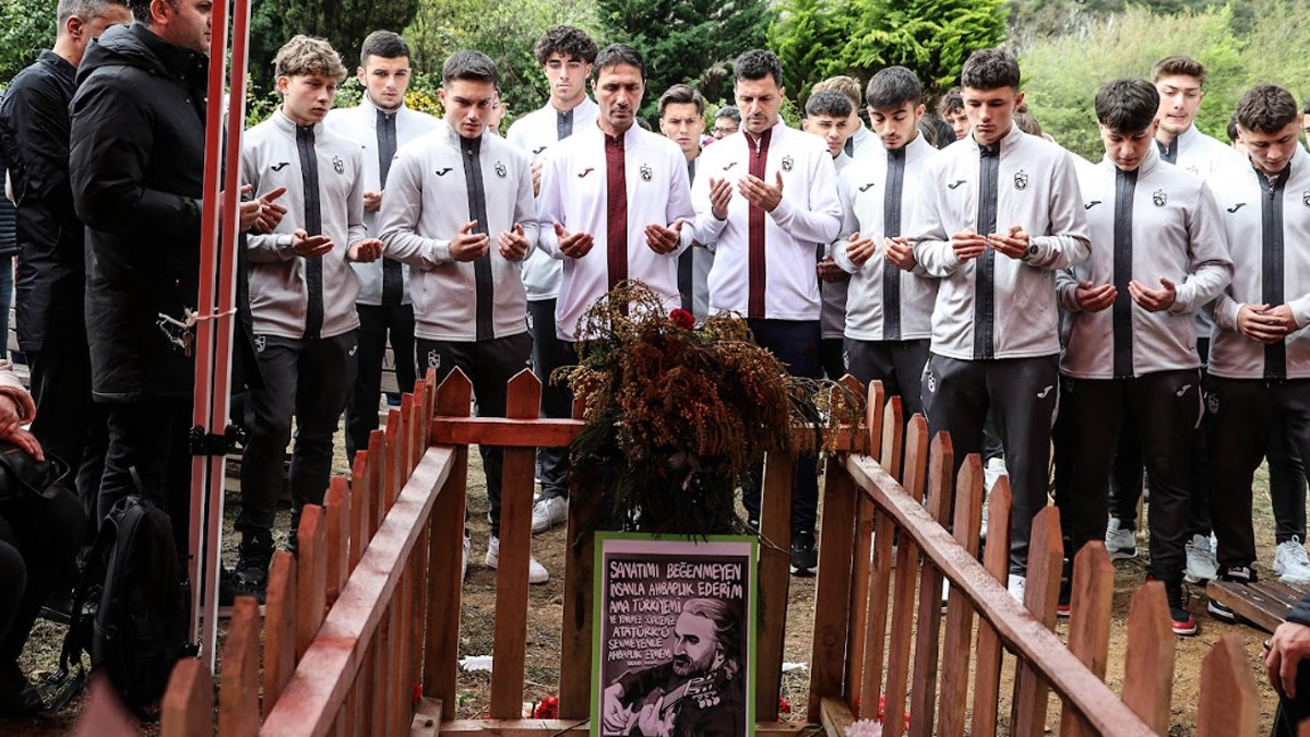 Trabzonspor'dan Volkan Konak'ın kabrine ziyaret