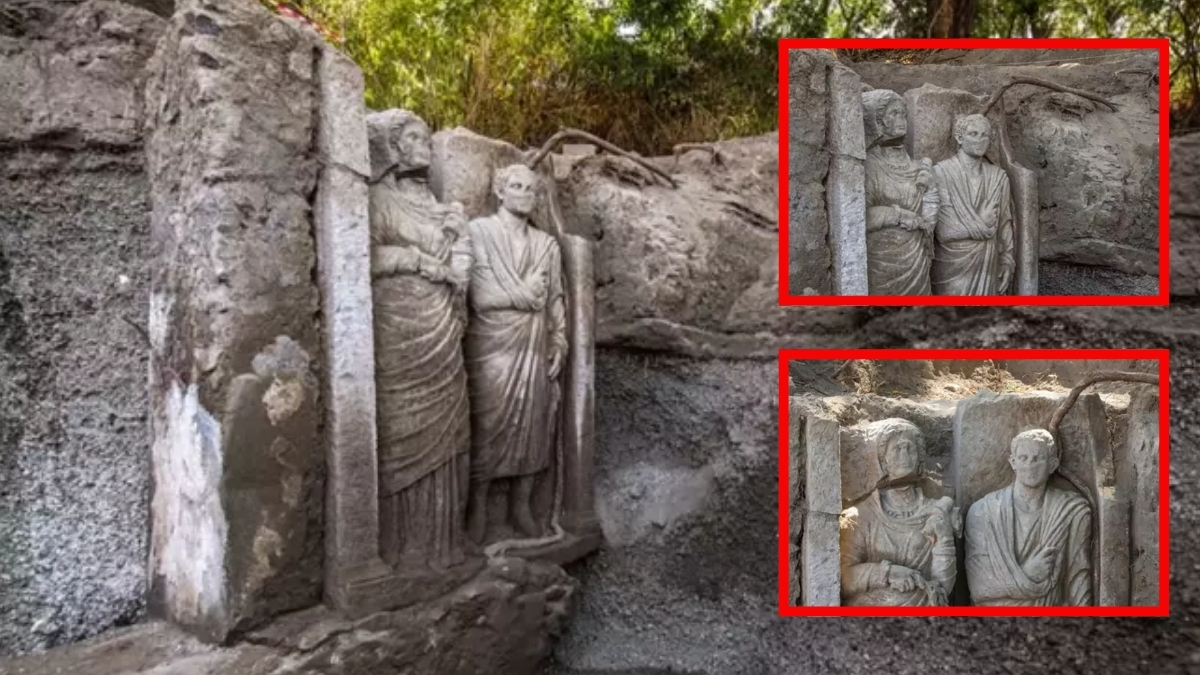 MS. 79 yılına ait devasa heykeller bulundu! Roma'dan kalma eserlerin sağlamlığı şaşkınlık yarattı: Neredeyse gerçek boyutlarda
