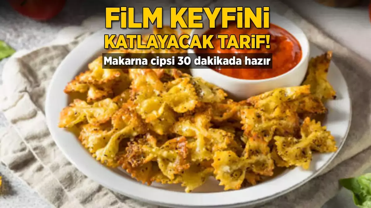 Sosyal medyada viral oldu, şimdi sıra sizde: Makarna cipsi tarifine hayran kalacaksınız!