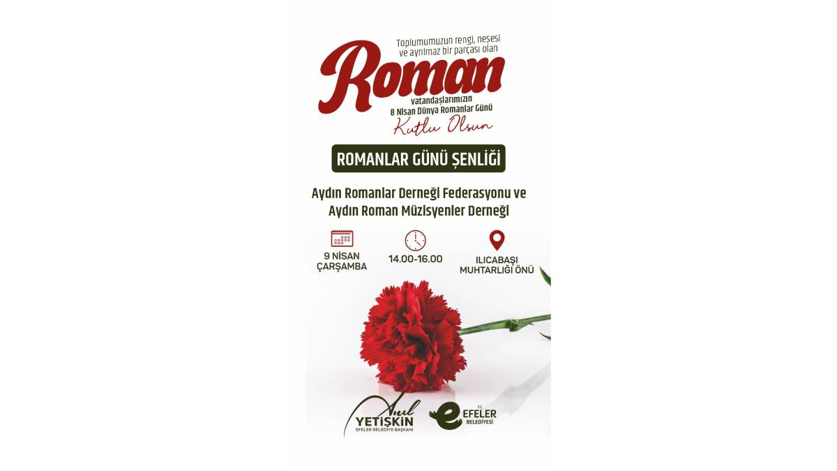 Başkan Yetişkin’den Romanlar Günü etkinliği