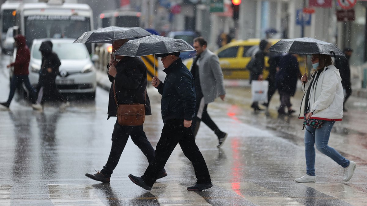 Meteoroloji'den 11 il için uyarı: Kuvvetli yağış ve soğuk hava etkili olacak