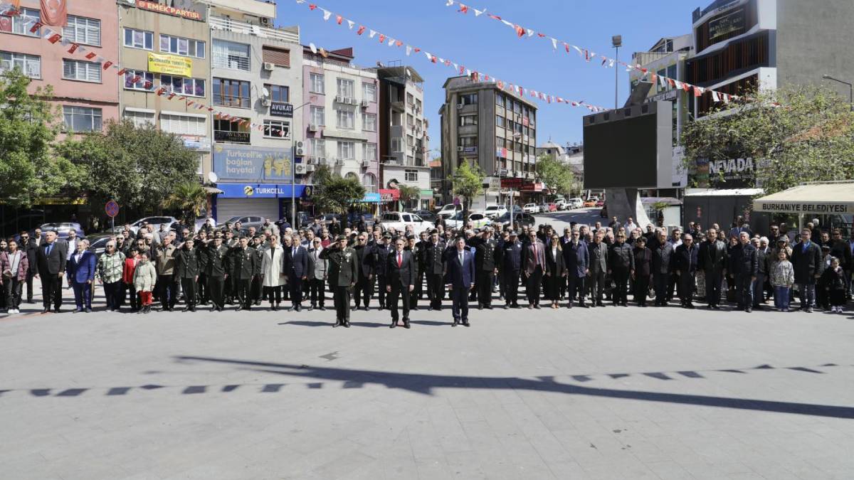 Atatürk’ün Burhaniye’ye gelişinin 91. yıl dönümü törenle kutlandı