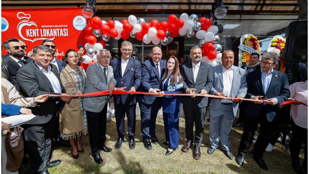 Menderes Belediyesi’nin Kent Lokantası açıldı