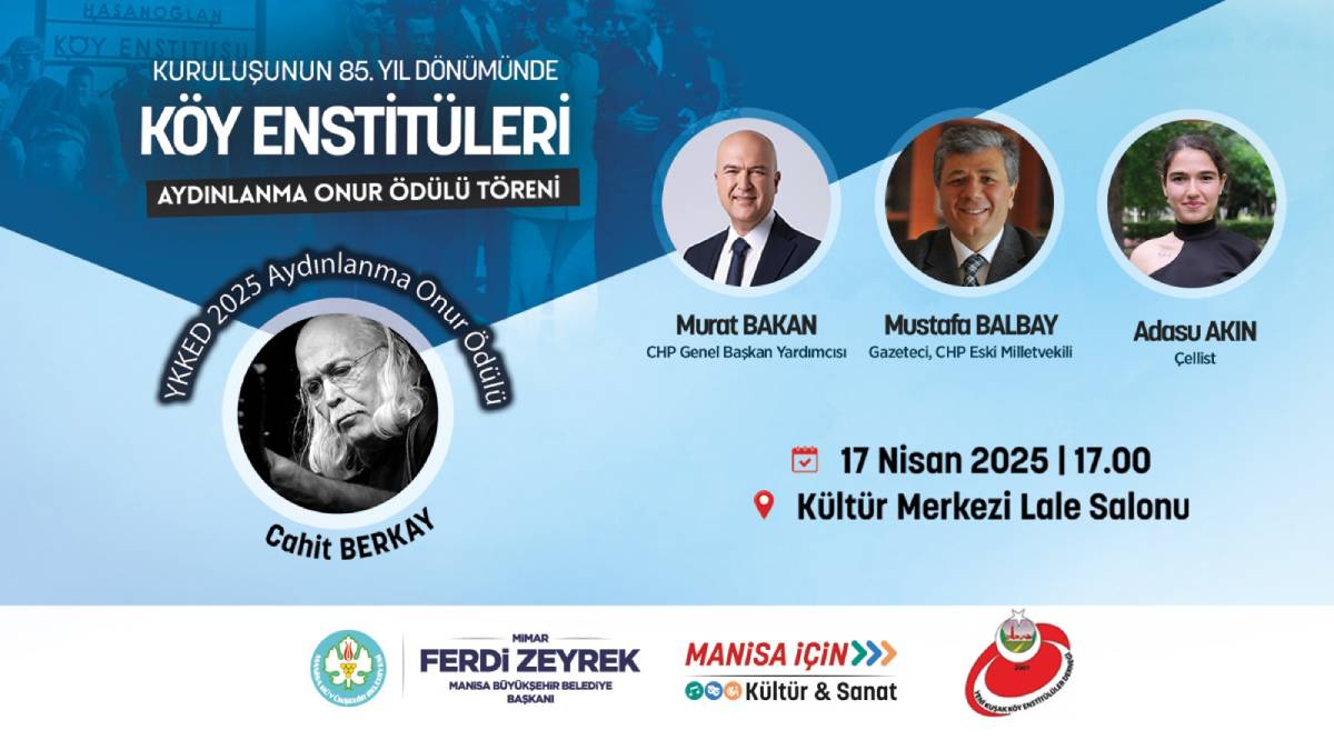 Köy Enstitüleri’nin kuruluşunun 85. yılı Manisa’da kutlanıyor