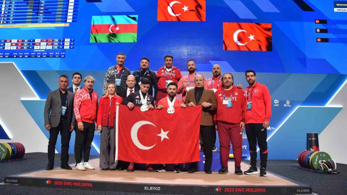 Avrupa Halter Şampiyonası’nda üçüncü günde 6 madalya: 2 altın, 2 gümüş, 2 bronz