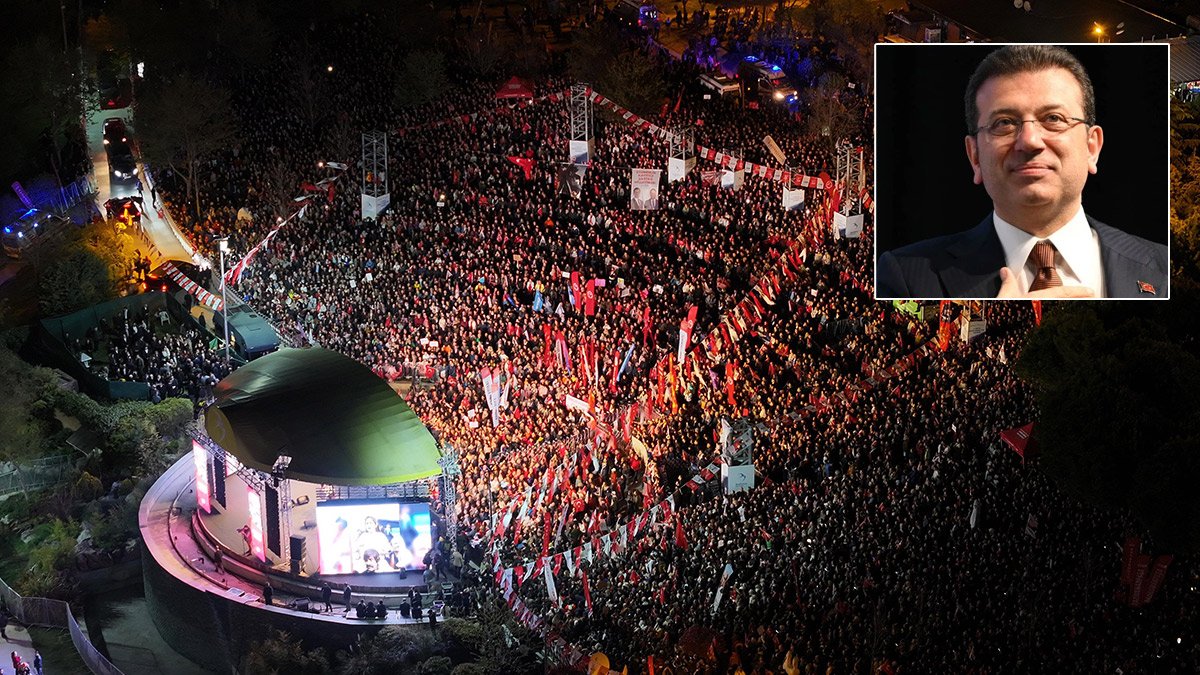 İmamoğlu’nun mektubu Beylikdüzü’ndeki mitingde okundu: Ya adalet ya esaret