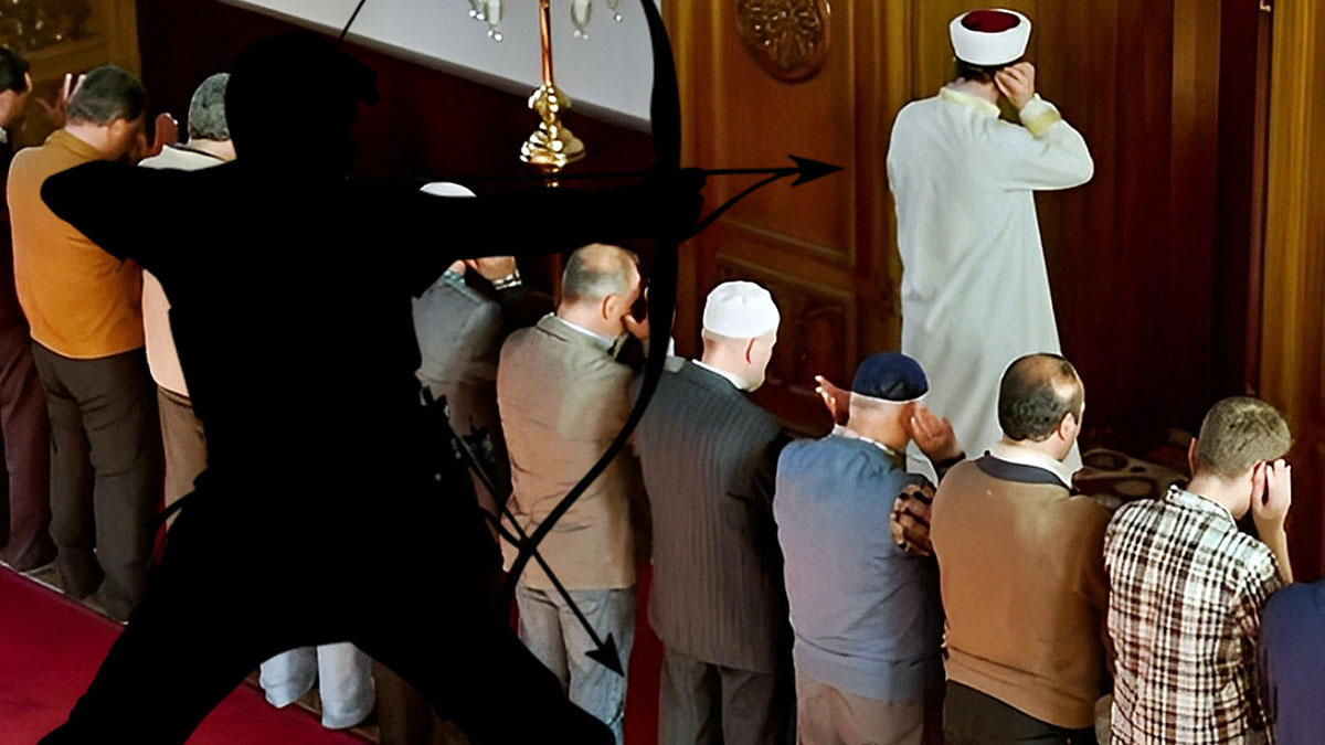 Camiye girip böyle bağırdı, sonra imamı okla vurdu! Mahkemede saldırı gerekçesini anlattı