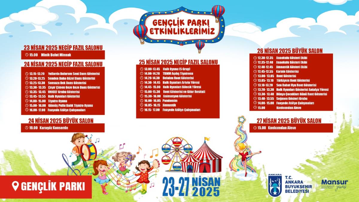 ABB’den 23 Nisan’a Özel 200’ü aşkın etkinlik