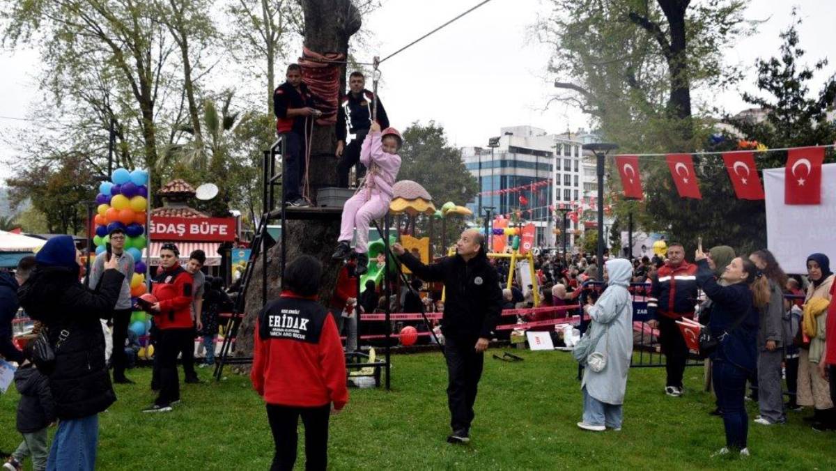 Kdz. Ereğli’de çocuklar doyasıya eğlendi