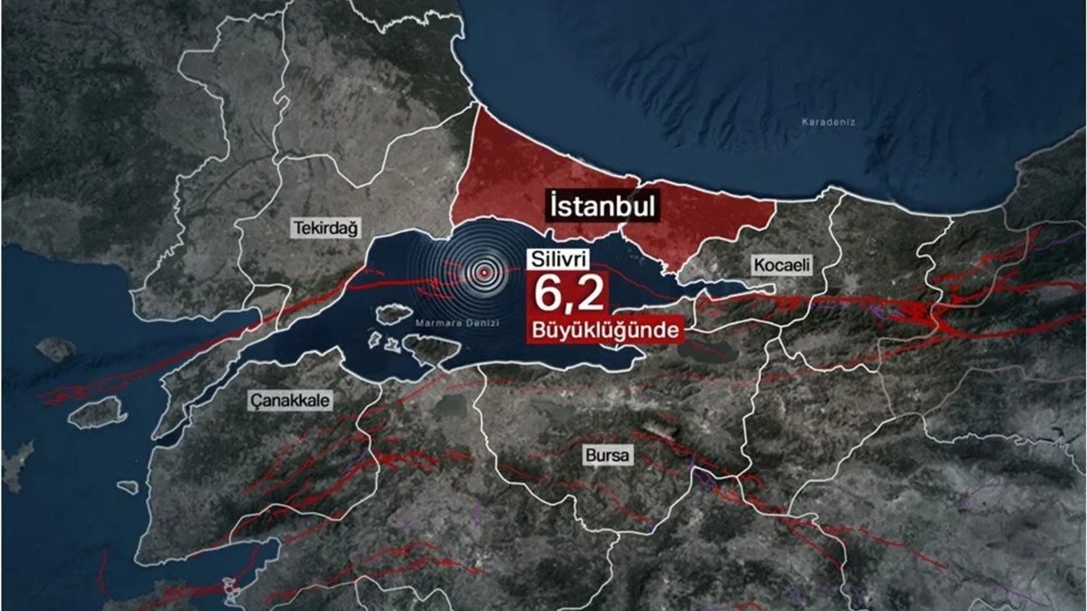 AFAD: Silivri'deki deprem 30 bin ton TNT enerjisine eşdeğer