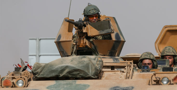 Piyadeler  ve bordo bereliler de Suriye'ye girdi - Son dakika Cerablus haberleri