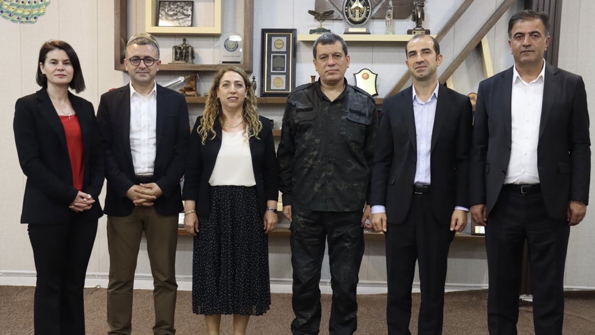 DEM Parti heyeti, Mazlum Abdi ile görüştü