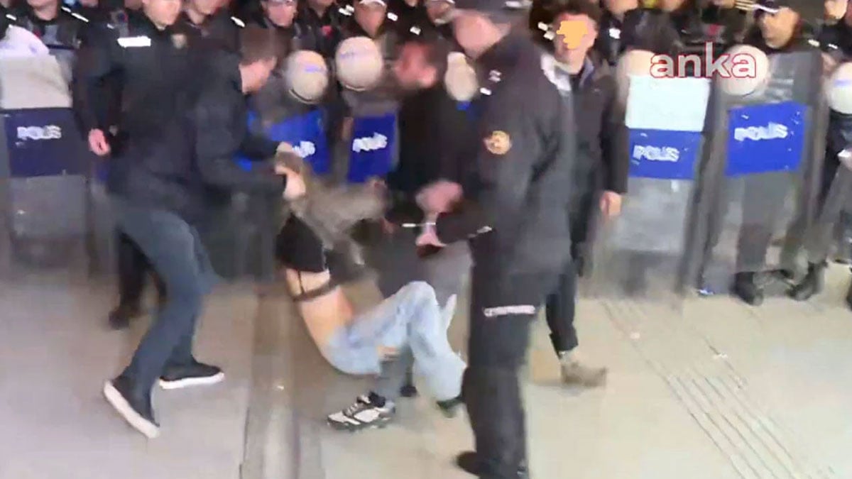 Tepki toplayan gözaltı görüntüsüne Ankara Valiliği’nden açıklama: Kadın değil erkekti