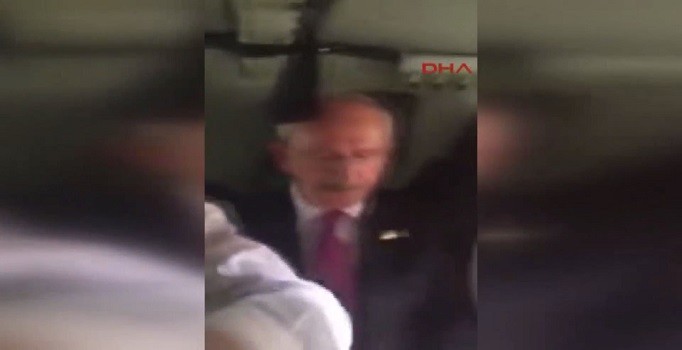 Kılıçdaroğlu’nun panzer içinden görüntüleri