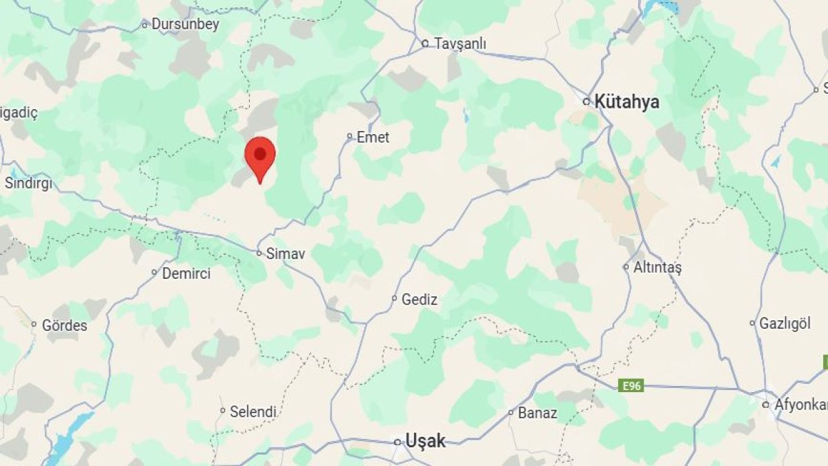 Kütahya'ya 4,2 büyüklüğünde deprem