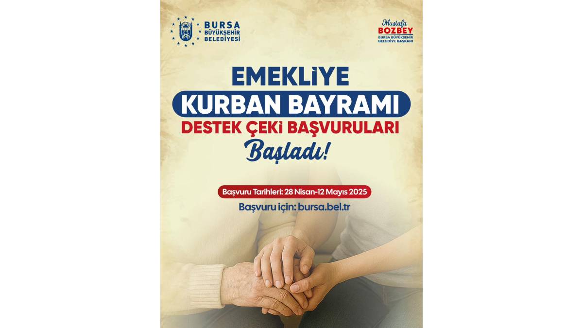 Büyükşehirden emeklilere ‘Kurban Bayramı Destek Çeki' müjdesi! Başvurular başladı...