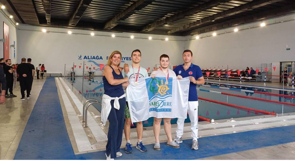 Narlıdere’nin yüzücülerinden 5 altın 3 gümüş madalyai