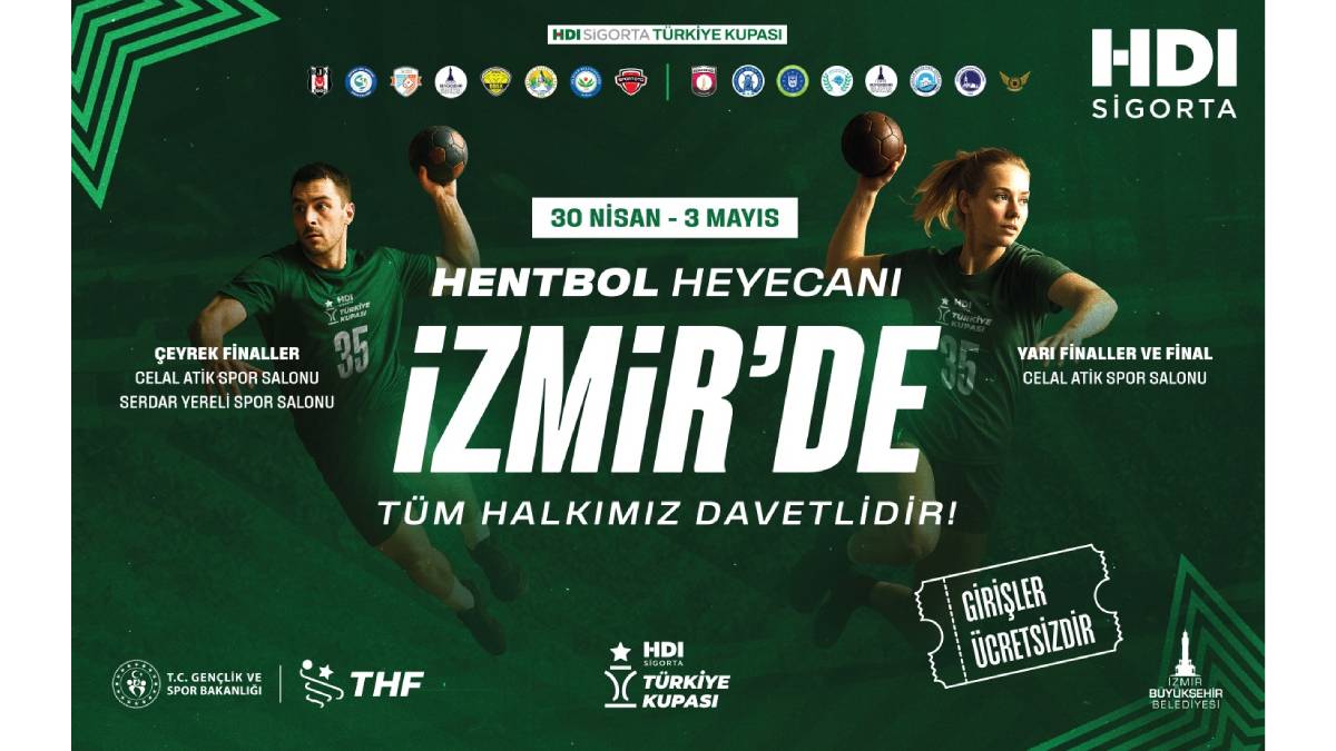 Hentbolda Türkiye Kupası heyecanı İzmir’de yaşanacak