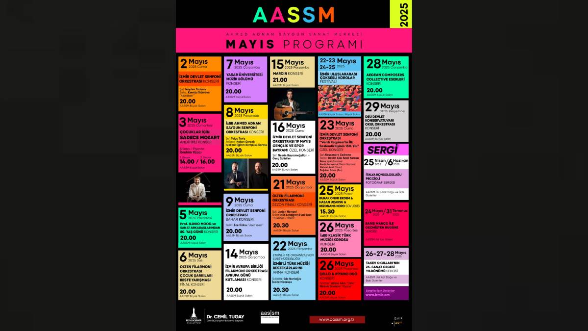 AASSM, mayıs programı ile yazı karşılıyor