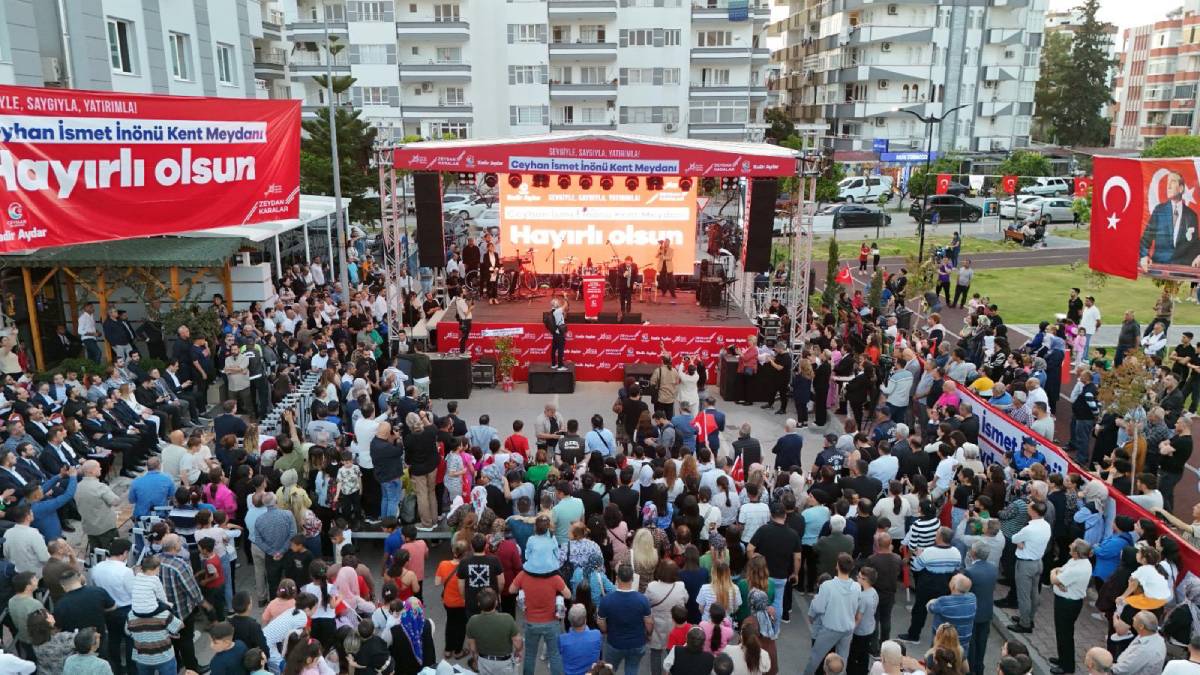 Ceyhan’da ikinci Kent Meydanı açıldı