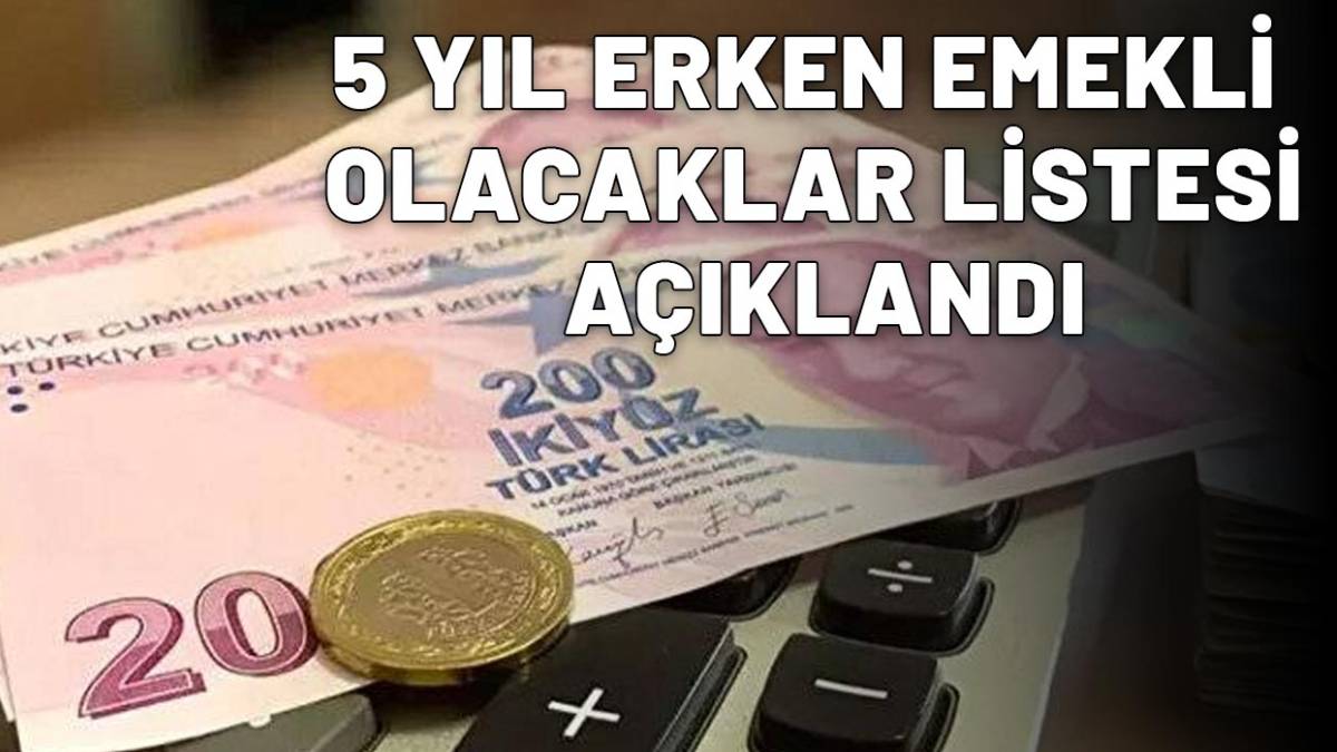 Emeklilik hayali kuranlar dikkat! Milyonlarca vatandaşa fırsat kapsı açıldı: İşte 5 yıl erken emekli olacakların listesi