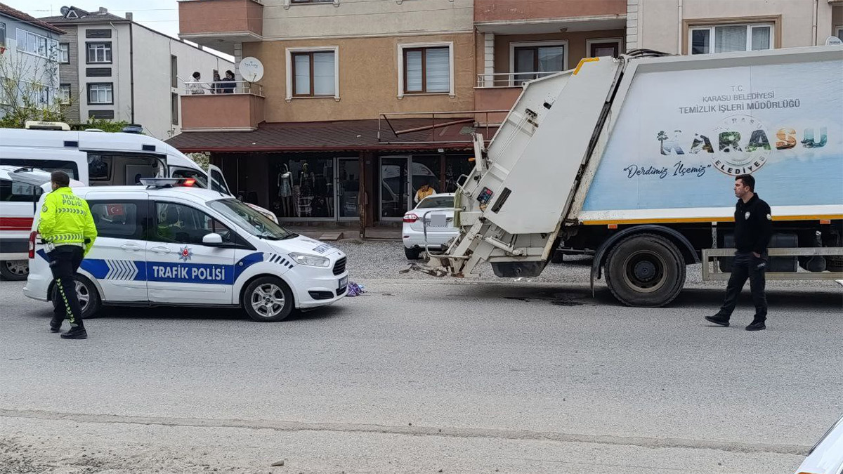 Sakarya'da feci olay! Çöp kamyonu 70 yaşındaki adamı ezdi