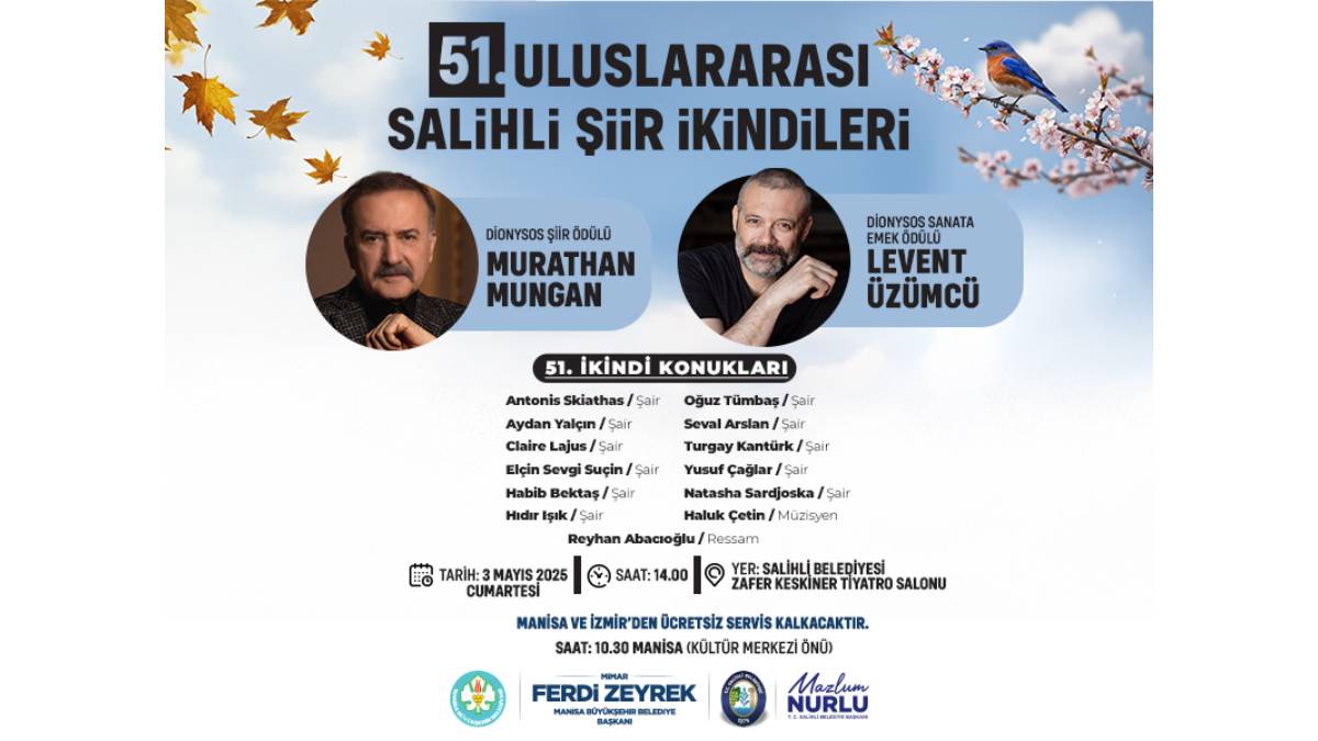 Uluslararası Salihli Şiir İkindileri yeniden hayat buluyor
