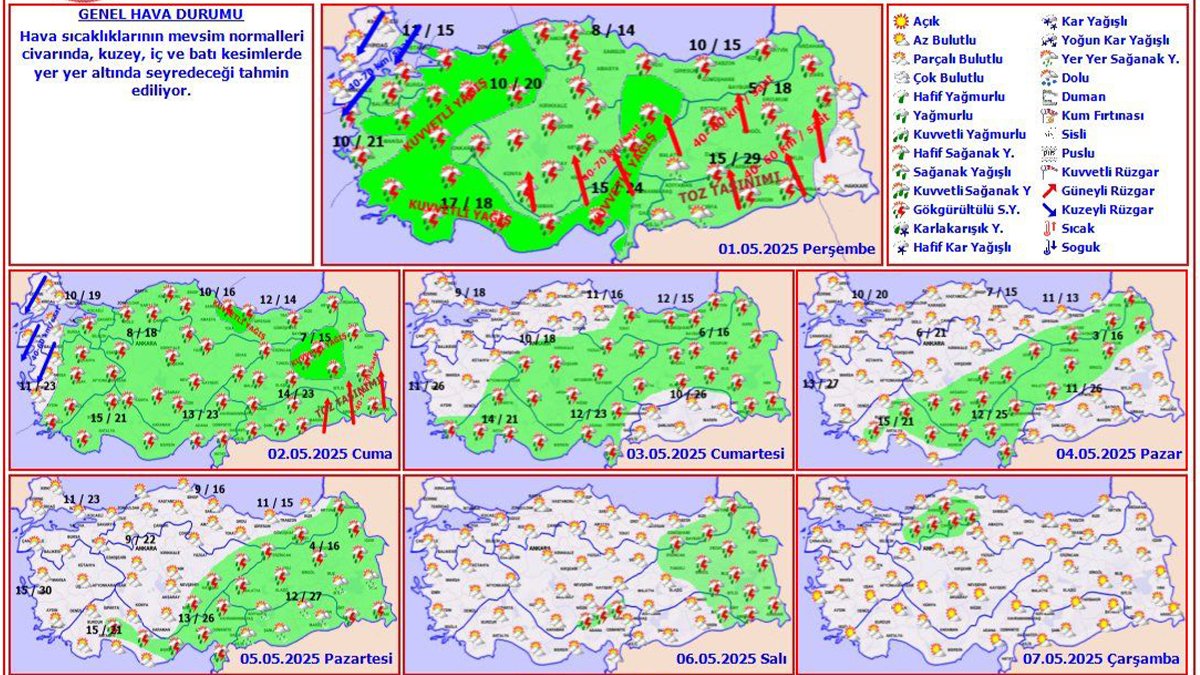 Meteoroloji'den soğuk hava uyarısı! Mayıs'ın ilk haftası için kötü haber geldi