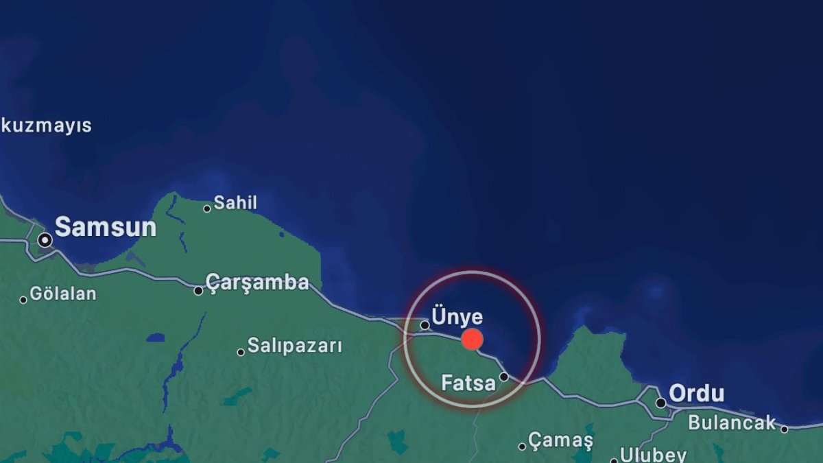 Ordu’da korkutan deprem