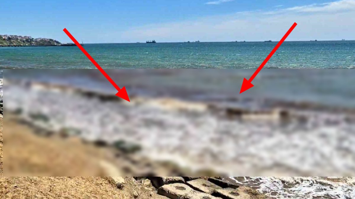 Marmara Denizi'nde endişelendiren göründü! Yüzey kızıla büründü