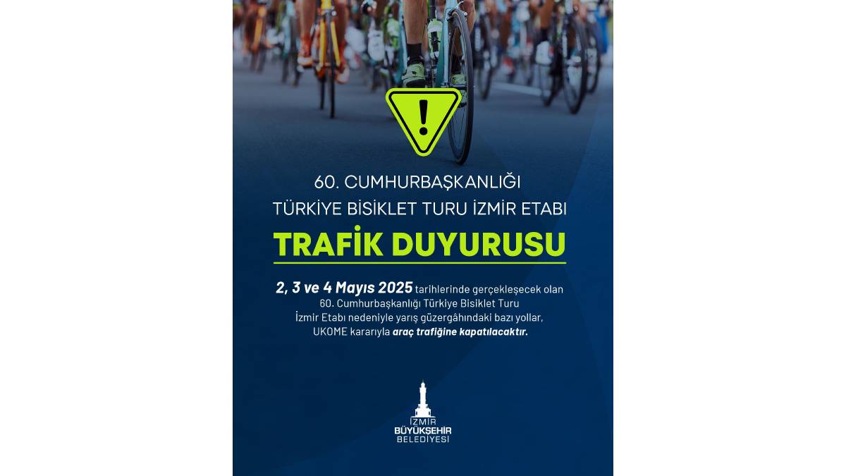 Trafikte Cumhurbaşkanlığı Türkiye Bisiklet Turu düzenlemesi