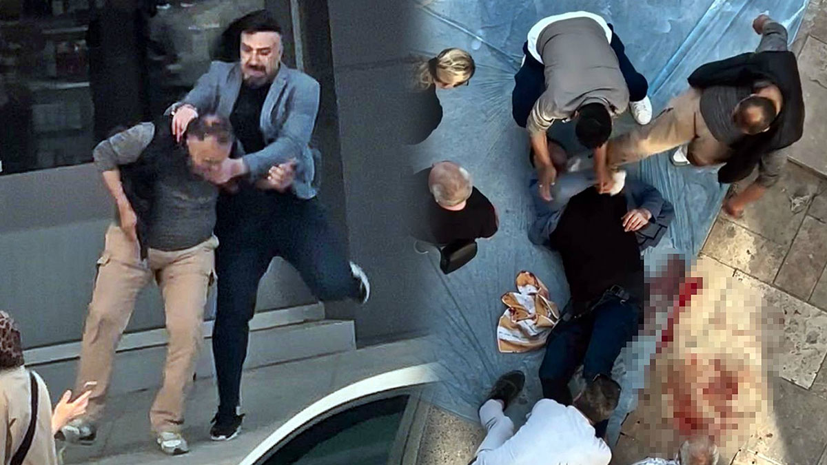 Bacağından kurşunlandı, kalkıp döner bıçağıyla saldırdı! Sokak ortasında dehşet görüntüler