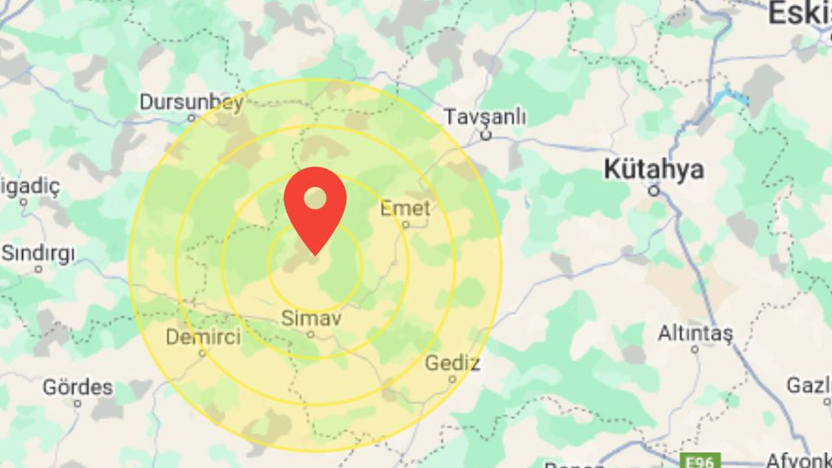 Kütahya'da korkutan deprem