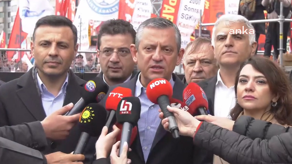 Özel'den Kadıköy'deki 1 Mayıs mitinginde 'Kanal İstanbul' çıkışı: Hodri meydan, koysunlar sandığı İstanbullunun önüne