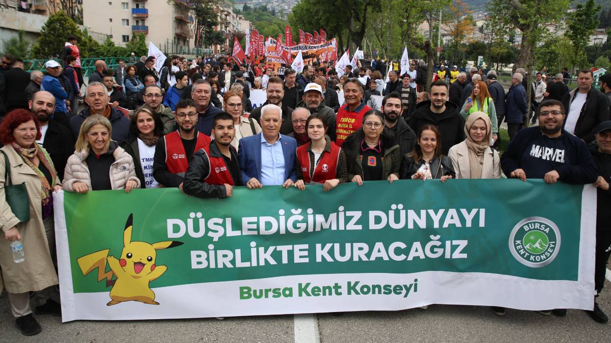 Bursa’da 1 Mayıs coşkusu