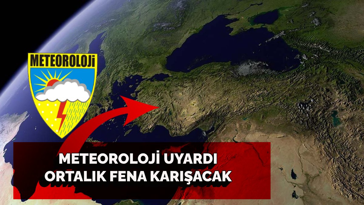Meteoroloji'den cuma günü için peş peşe uyarılar: Kuvvetli yağış, fırtına ve toz taşınımı geliyor! İşte harita…