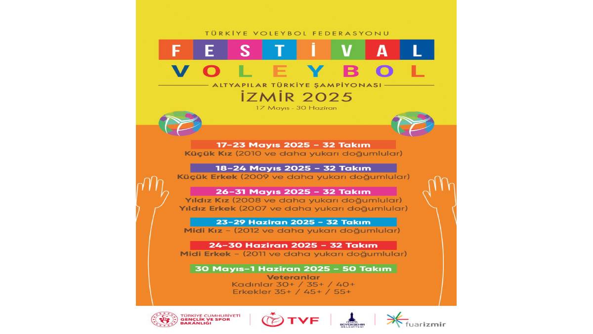 Festival Voleybol heyecanının adresi Fuar İzmir olacak