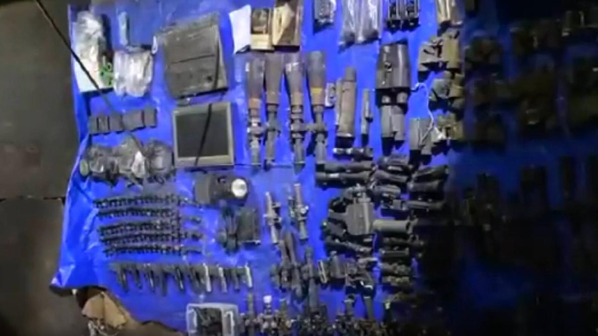 MSB: Irak'ın kuzeyinde teröristlere ait mağara imha edildi