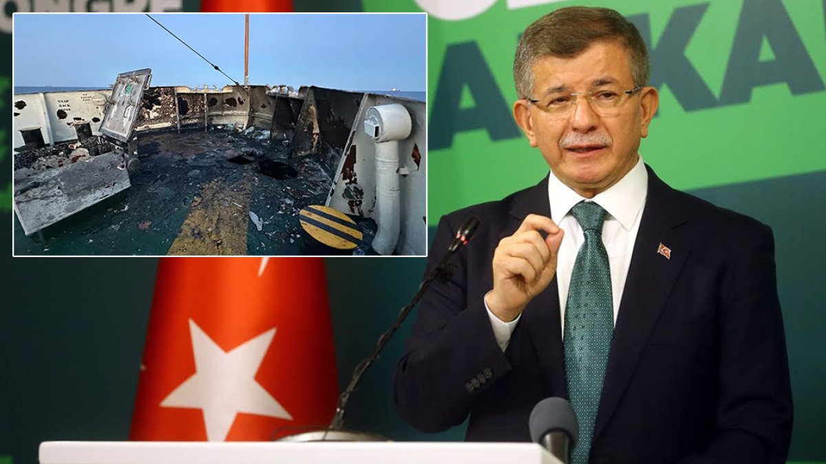 Davutoğlu’ndan Vicdan Gemisi saldırısına sert tepki: İsrail Türkiye’ye meydan okumuştur