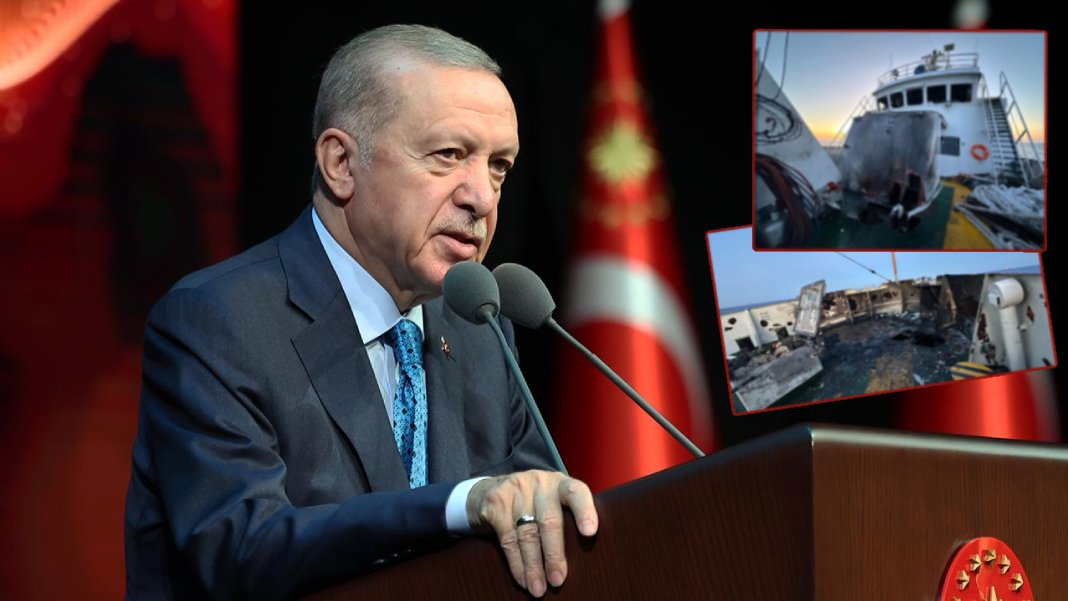 Erdoğan’dan İsrail'in 'Vicdan Gemisi' saldırısına sert tepki: Bu korsanlıktır dünya sessiz kalmamalı