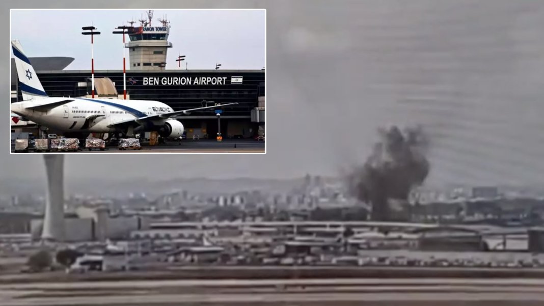 İsrail'de Ben Gorion Havalimanı'na saldırdı... İsrail havalimanı 'güvenli değil' operasyon 'başarılı'