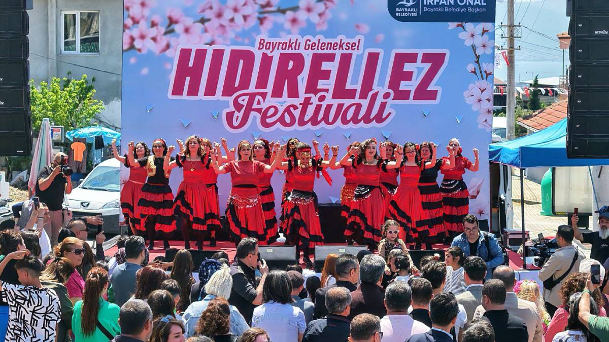 Bayraklı Hıdırellez Festivali’ne görkemli final