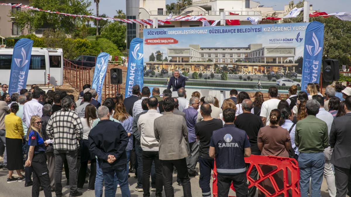 Güzelbahçe’de kız yurdu yola çıkıyor